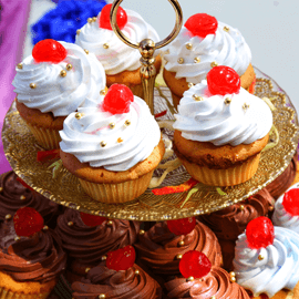 Rose Milk Cupcakes